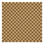 Brown Combination Classic Checkerboard von STaylor Fotodruck (Vorne)