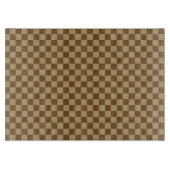Brown Combination Classic Checkerboard von STaylor Schneidebrett (Vorderseite)