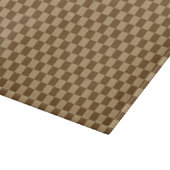 Brown Combination Classic Checkerboard von STaylor Schneidebrett (Ecke)
