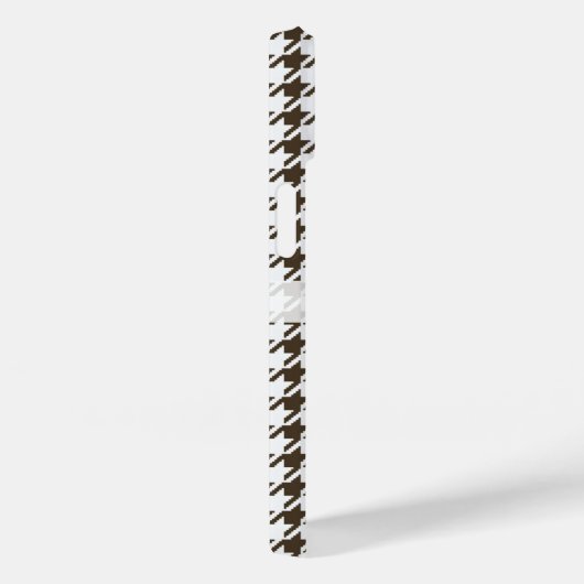 Brown Combination Hahnentrittmuster von Shirley Ta Case-Mate iPhone Hülle (Rückseite / Rechts)