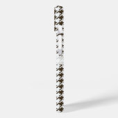 Brown Combination Hahnentrittmuster von Shirley Ta Case-Mate iPhone Hülle (Rückseite / Links)