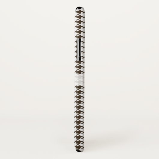 Brown Combination Hahnentrittmuster von Shirley Ta Case-Mate iPhone Hülle (Hinten/Rechts)