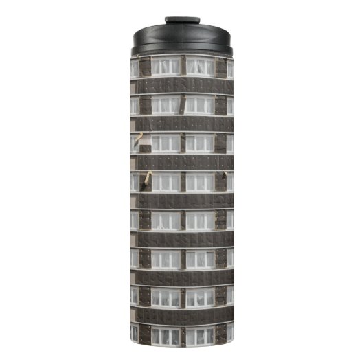 Brown commercial building thermosbecher (Vorderseite)