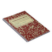 Brown-Composite-Notebook-Journal Notizblock (Rechte Seite)