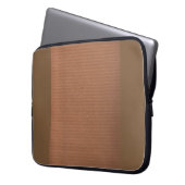 Brown Computer Sleeve (Vorderseite Links)