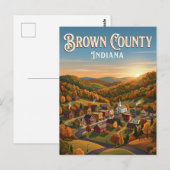 Brown County USA Postkarte (Vorne/Hinten)
