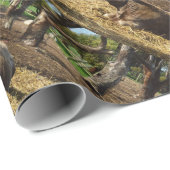 Brown Cow Afternoon Siesta, Geschenkpapier (Rolleneckpunkt)