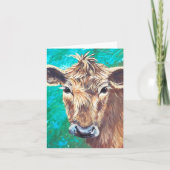 Brown Cow Folded Card Ankündigung (Vorderseite)