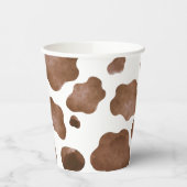 Brown Cow Print Paper Cup Pappbecher (Links)