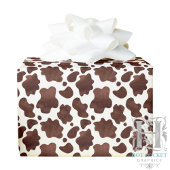 Brown Cow Print Wrapping Paper Geschenkpapier