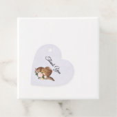 Brown Cowgirl Hut mit Pink Blume Danke Geschenkanhänger (Beispiel)