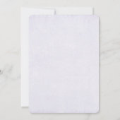 Brown Cowgirl Hut mit rosa Blume Save The Date (Rückseite)