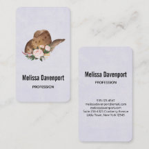 Brown Cowgirl Hut mit rosa Blume