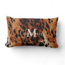 Brown Cowhid Monogramm