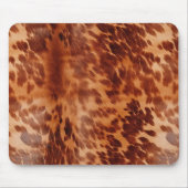 Brown Cowhide Animal Print Mousepad (Vorne)