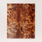 Brown Cowhide Animal Print Puzzle (Vertikal)