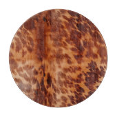 Brown Cowhide Animal Print Schneidebrett (Vorderseite)