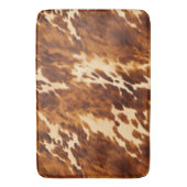 Brown Cowhide Badematte (Vorderseite Vertikal)
