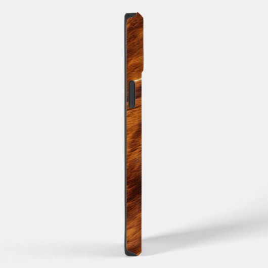 Brown Cowhide Case-Mate iPhone Hülle (Rückseite / Rechts)