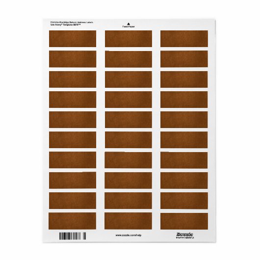 Brown Cowhide Leder Textur aussehen (Vorne)