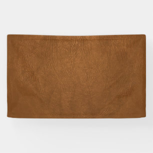 Brown Cowhide Leder Textur aussehen Banner