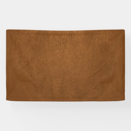 Brown Cowhide Leder Textur aussehen Banner (Horizontal)