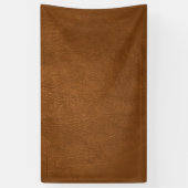 Brown Cowhide Leder Textur aussehen Banner (Vertikal)