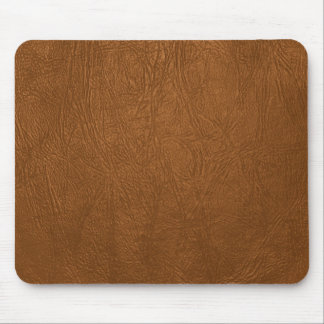 Brown Cowhide Leder Textur aussehen Mousepad