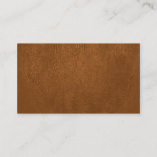 Brown Cowhide Leder Textur aussehen Visitenkarte