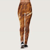 Brown Cowhide Leggings (Rückseite)