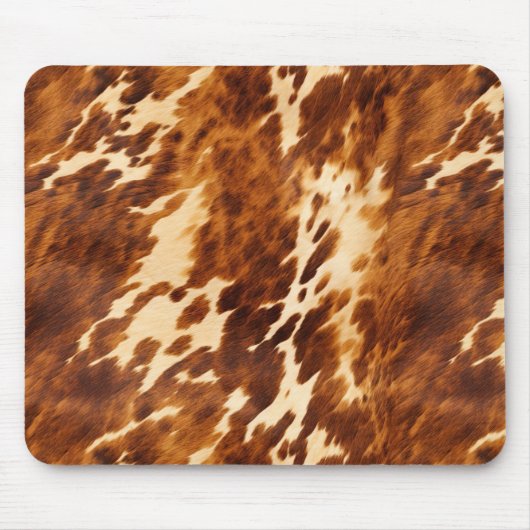 Brown Cowhide Mousepad (Vorne)