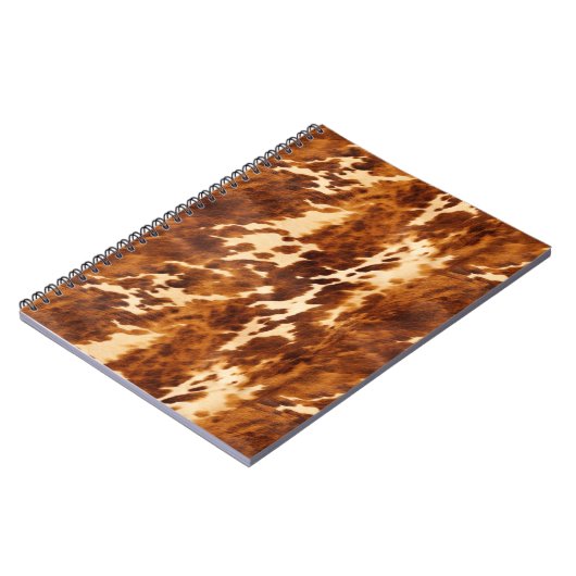 Brown Cowhide Notizblock (Linke Seite)
