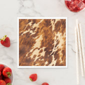 Brown Cowhide Serviette (Beispiel)