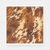 Brown Cowhide Serviette (Vorderseite)
