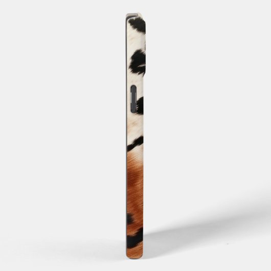 Brown Cream Animal Cowhid Case-Mate iPhone Hülle (Rückseite / Rechts)