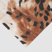 Brown Cream Animal Cowhid Seidenpapier (Detail)