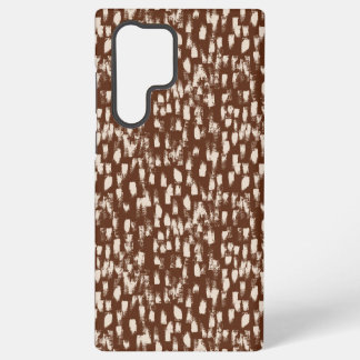 Brown Cream Beige Abstract Pattern Samsung Galaxy Hülle