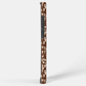 Brown Cream Beige Abstract Pattern Samsung Galaxy Hülle (Rechte Seite)