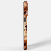 Brown Cream Black Cowhide Case-Mate iPhone Hülle (Rückseite / Rechts)