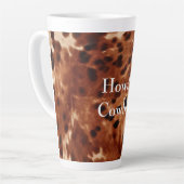Brown Cream Black Cowhide Milchtasse (Linke Ecke)