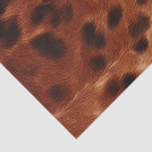 Brown Cream Black Cowhide Seidenpapier (Detail)