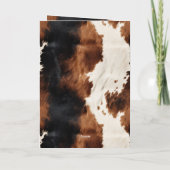 Brown Cream Black Southwest Cowhide Weihnachten (Rückseite)