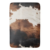 Brown Cream Black Südwest Cowhide Badematte (Vorderseite Vertikal)
