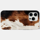 Brown Cream Black Südwest Cowhide Case-Mate iPhone Hülle (Rückseite (Horizontal))