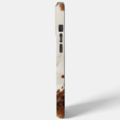 Brown Cream Black Südwest Cowhide Case-Mate iPhone Hülle (Rückseite / Links)