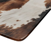 Brown Cream Black Südwest Cowhide Schneidebrett (Ecke)
