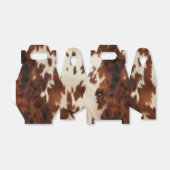Brown Cream Cowhide Geschenkschachtel (Ungefaltet)