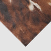 Brown Cream Cowhide Seidenpapier (Detail)