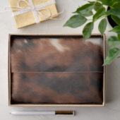 Brown Cream Cowhide Seidenpapier (Geschenk)