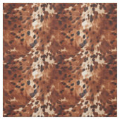 Brown Cream Cowhide Stoff (Muster)